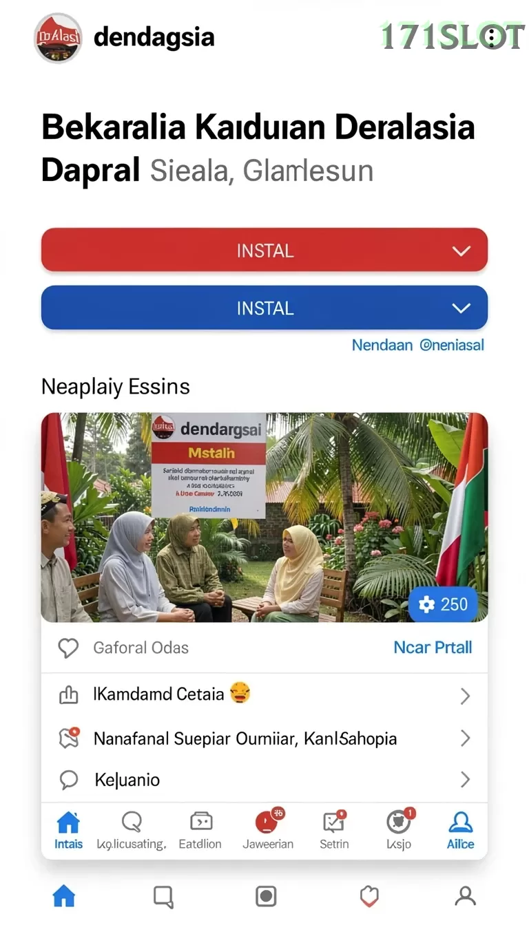 Cuplikan layar F32 — menu navigasi