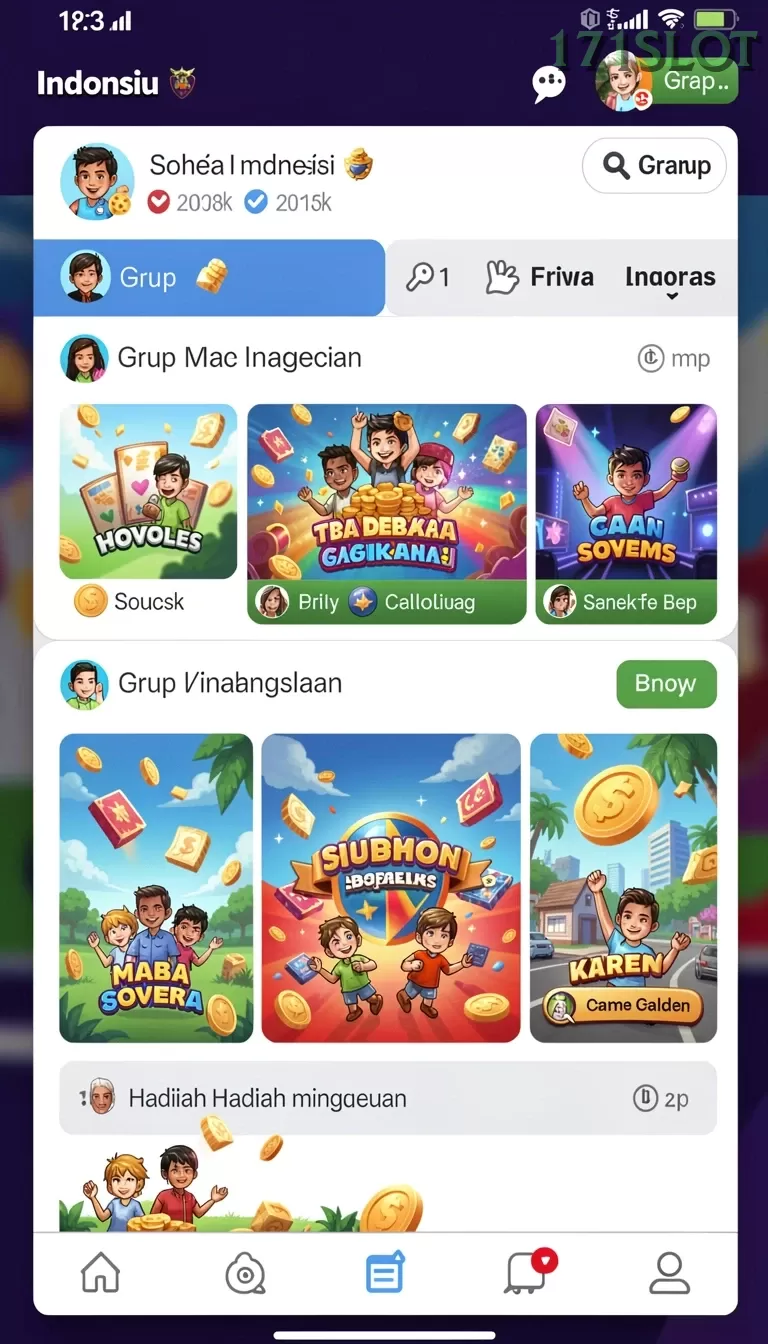 Cuplikan layar HAPPYBET188 — menu navigasi