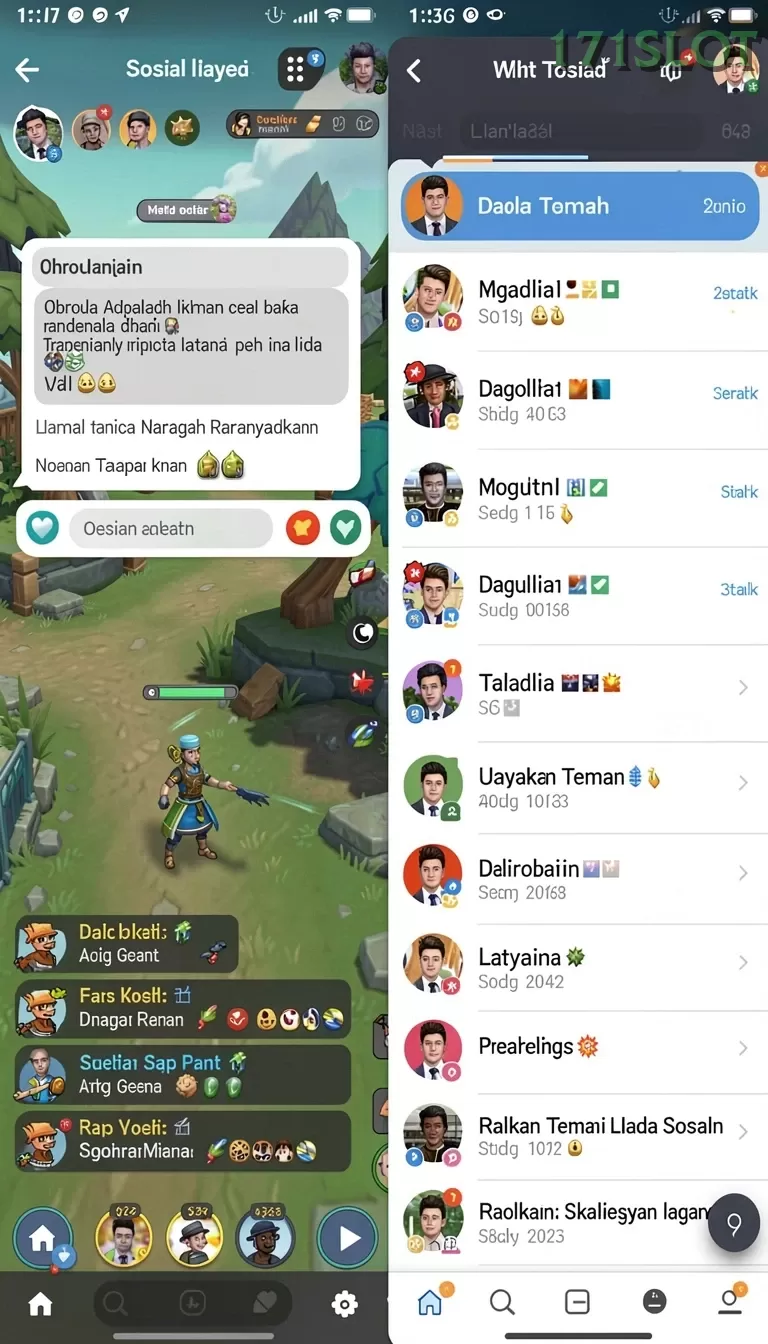 Cuplikan layar JAVO88 — menu navigasi